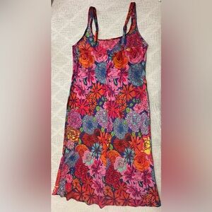 😍Natori Bold Floral Print Dress